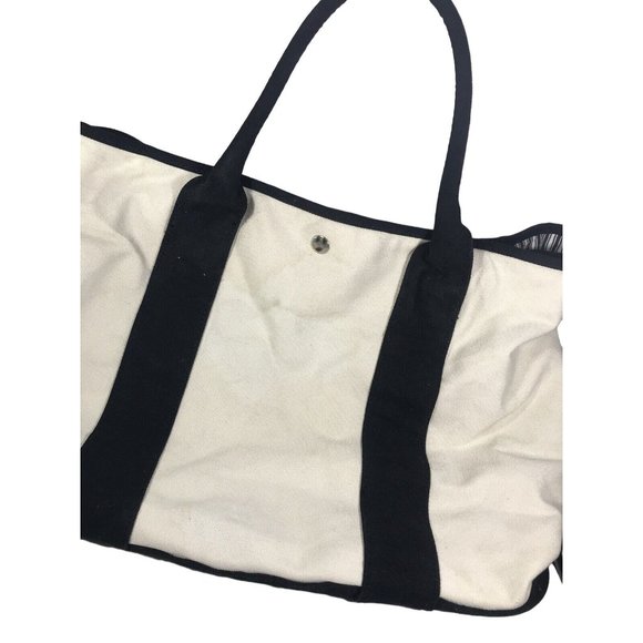 Reversible Satchel of New York Awesome Achievers St. Maarten Beige Tote Bag - Picture 11 of 12